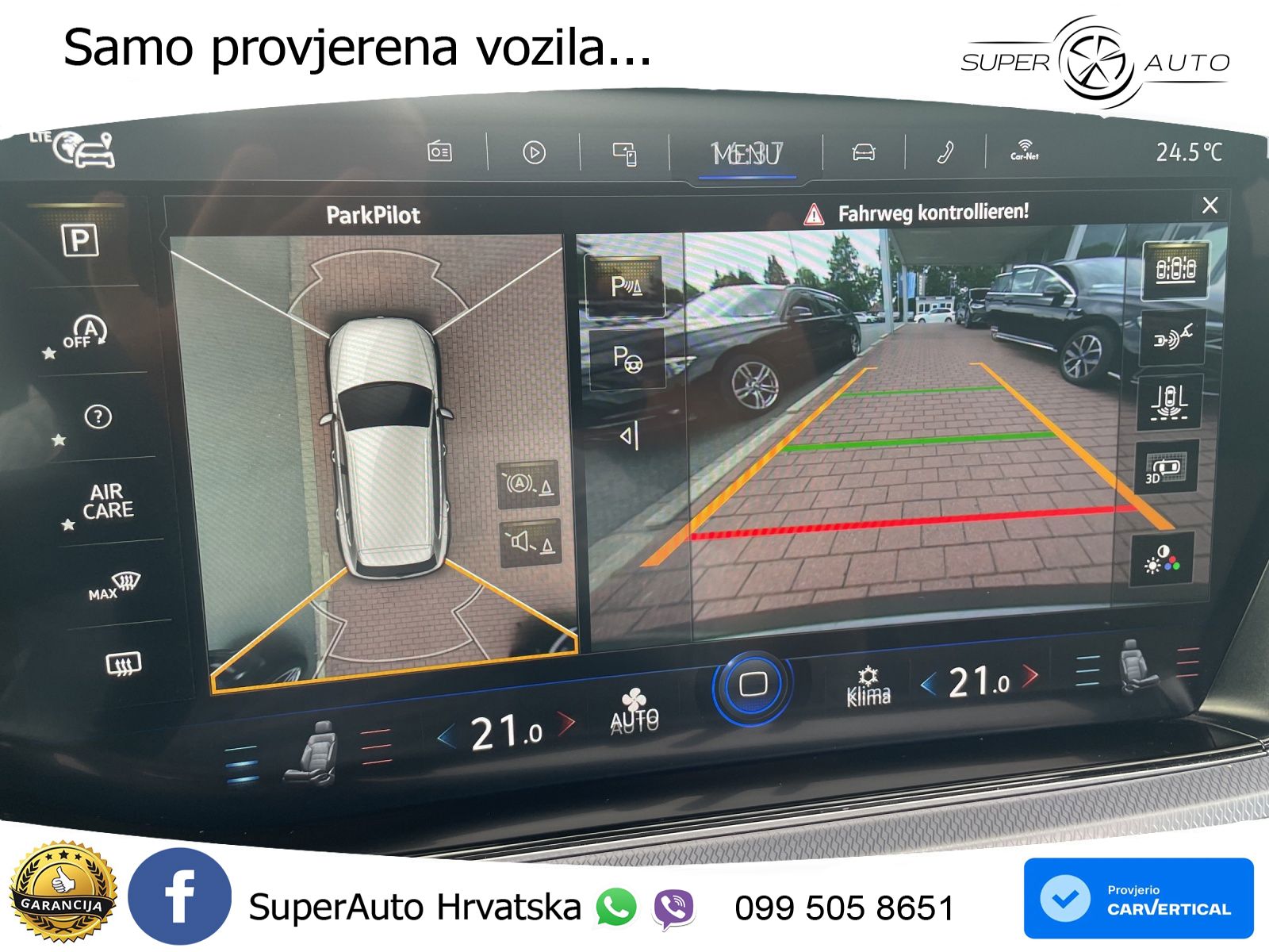Volkswagen Touareg 3.0 V6 TDI (286 KS) 4MOTION Tiptronic R-Line ZRAČNI+ACC+GR SJED+KAM+PANO