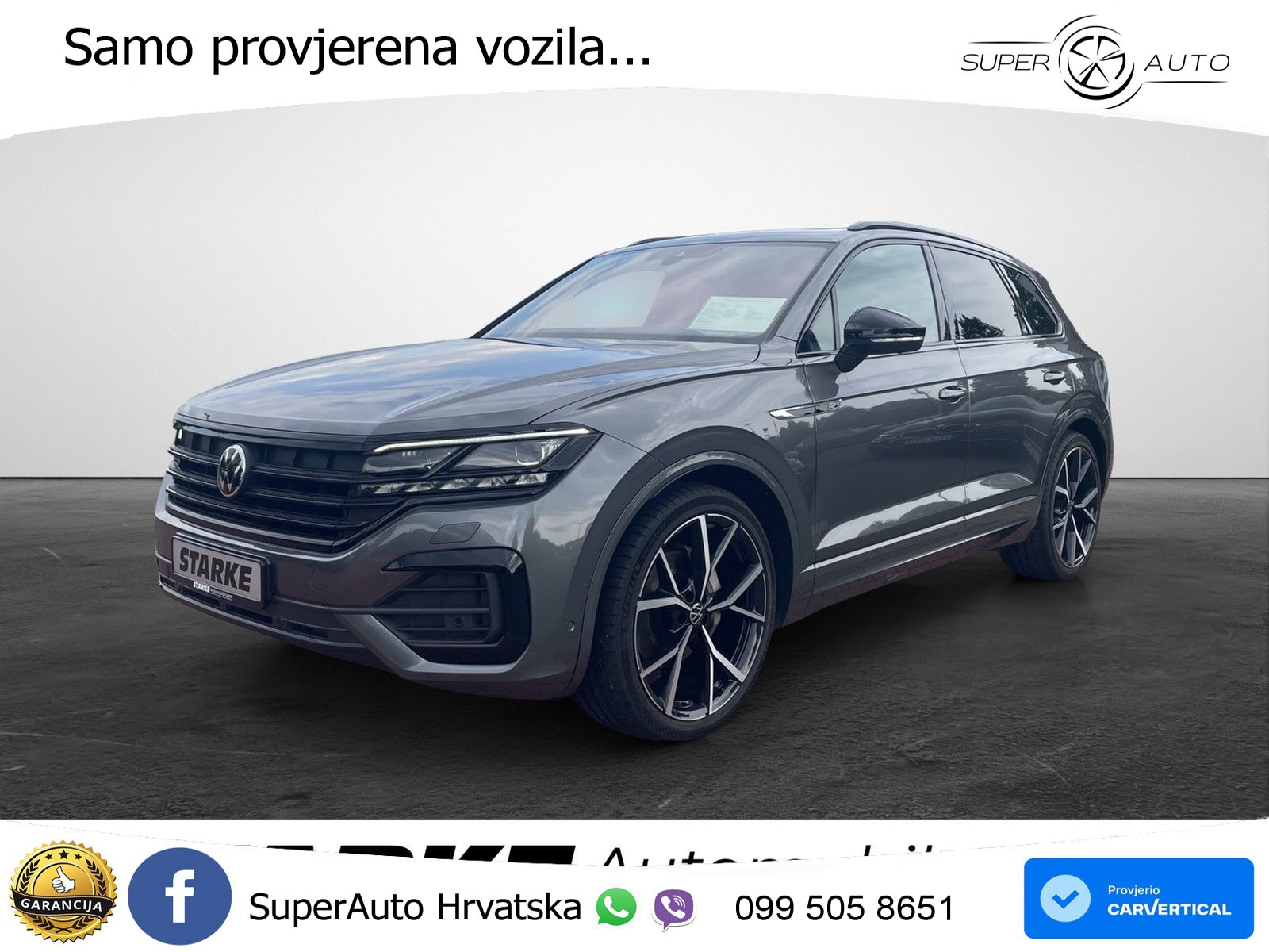 Volkswagen Touareg 3.0 V6 TDI (286 KS) 4MOTION Tiptronic R-Line ZRAČNI+ACC+GR SJED+KAM+PANO