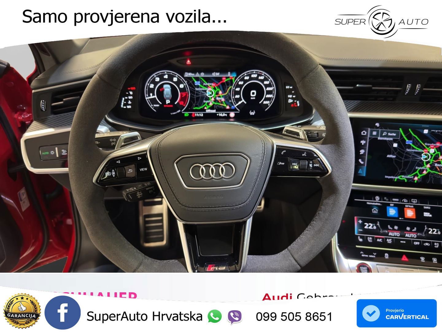 Audi RS6 Avant 4.0 TFSI V8 (600 KS) quattro Tiptronic MATRIX+GR SJED+KAM