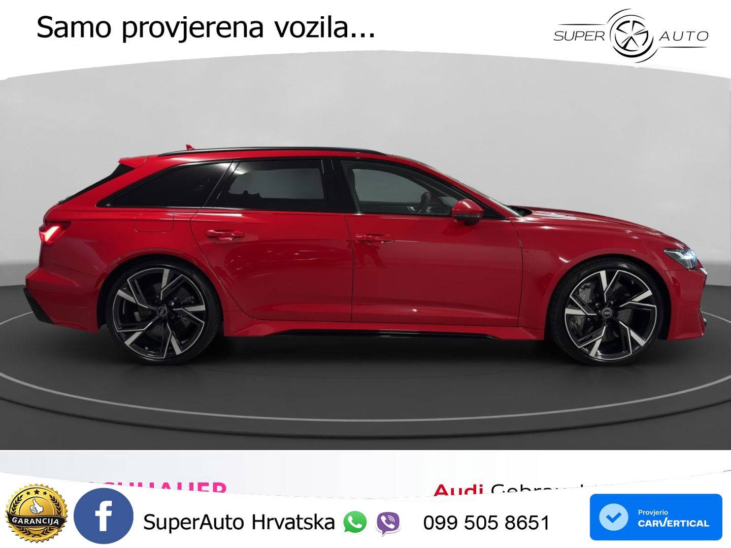 Audi RS6 Avant 4.0 TFSI V8 (600 KS) quattro Tiptronic MATRIX+GR SJED+KAM