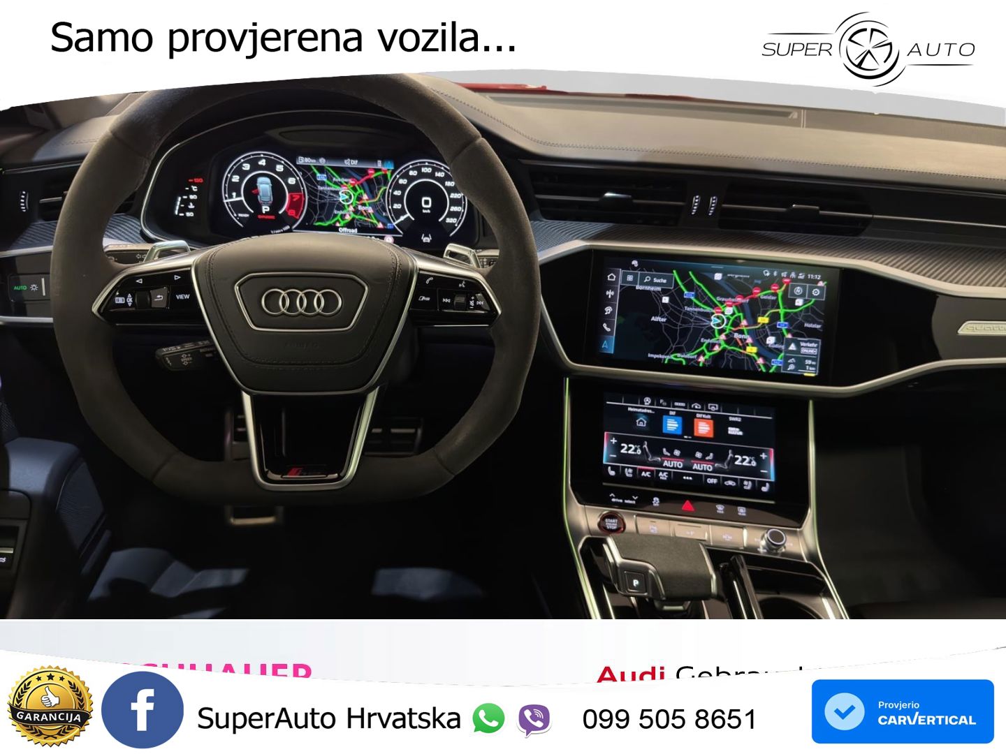 Audi RS6 Avant 4.0 TFSI V8 (600 KS) quattro Tiptronic MATRIX+GR SJED+KAM