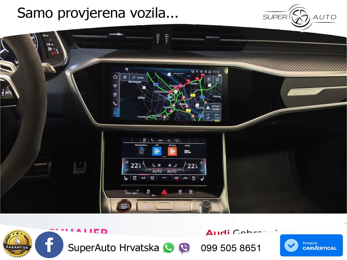 Audi RS6 Avant 4.0 TFSI V8 (600 KS) quattro Tiptronic MATRIX+GR SJED+KAM