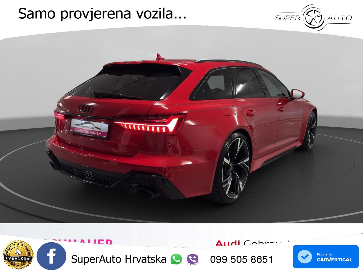 Audi RS6 Avant 4.0 TFSI V8 (600 KS) quattro Tiptronic MATRIX+GR SJED+KAM