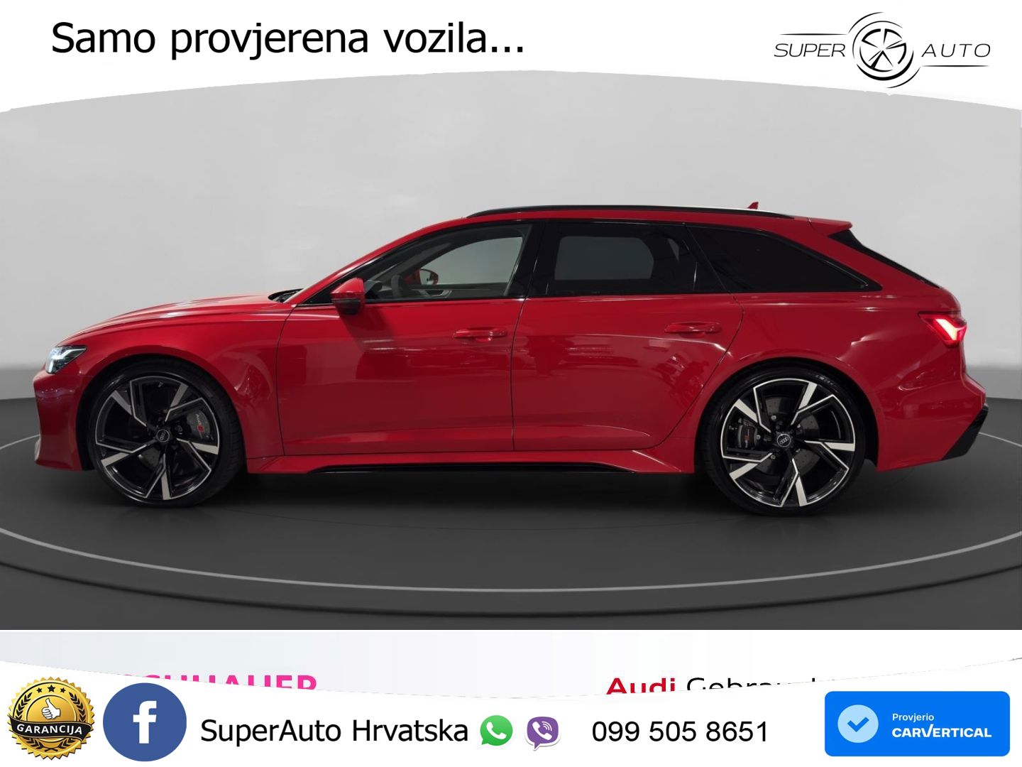 Audi RS6 Avant 4.0 TFSI V8 (600 KS) quattro Tiptronic MATRIX+GR SJED+KAM