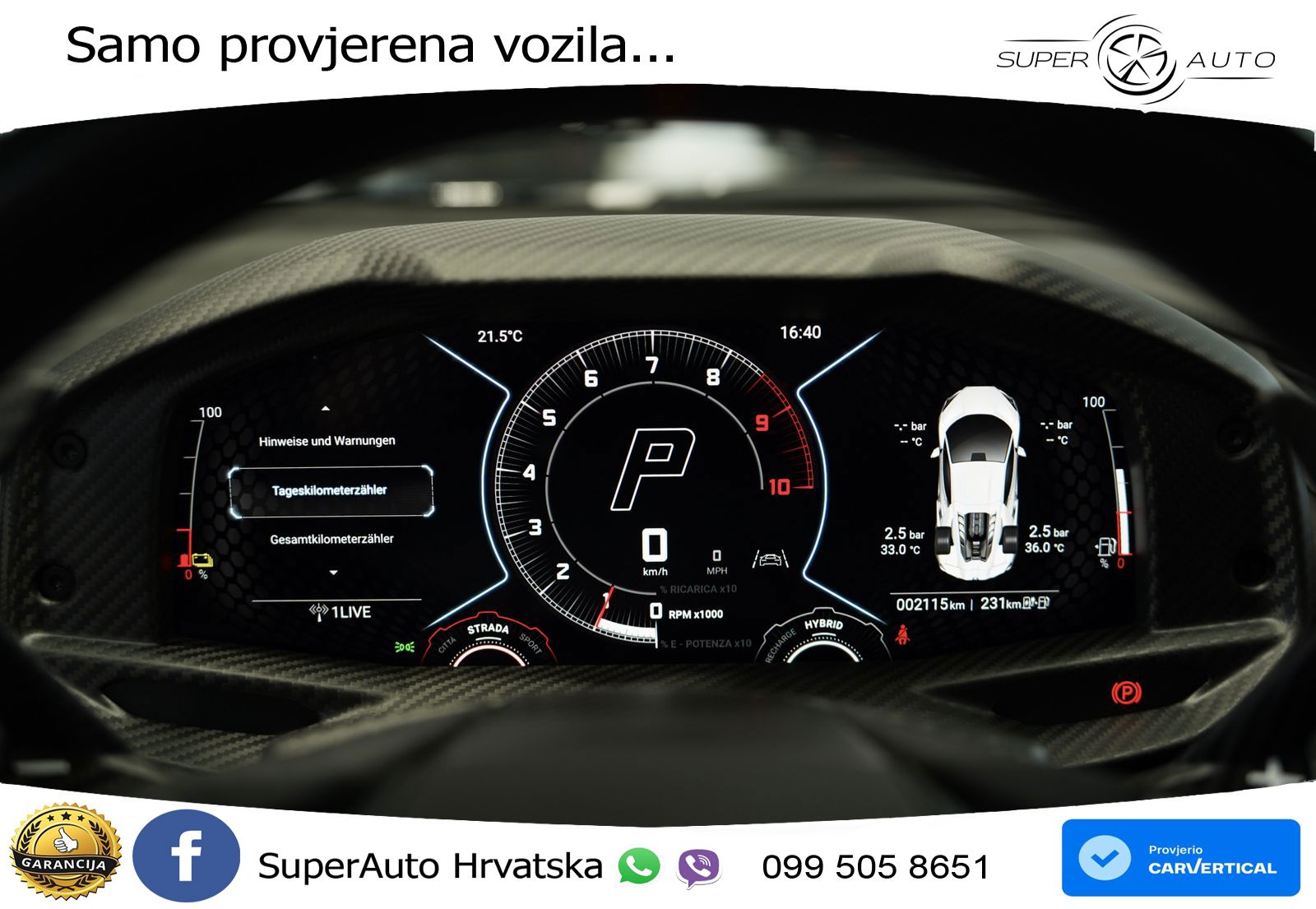 Lamborghini Revuelto 6.5 V12 (1015 KS) 4WD DCT