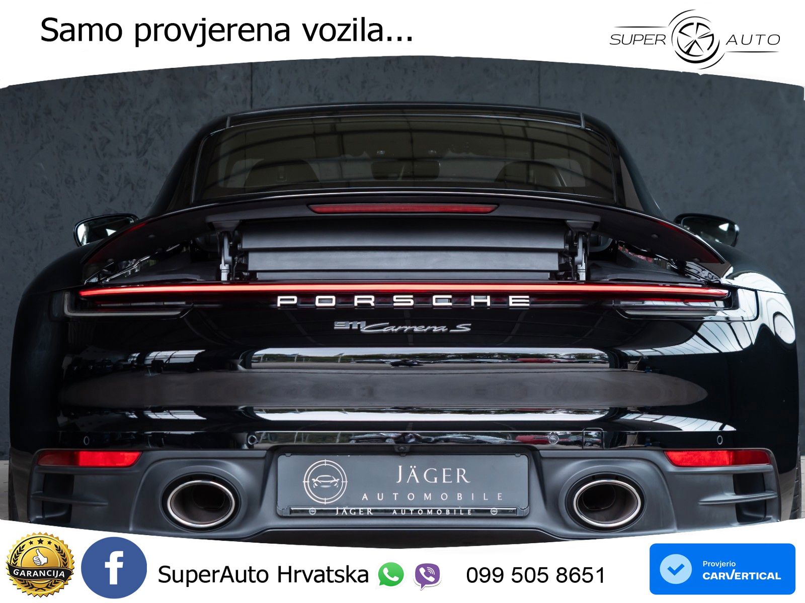 Porsche 911 Carrera S 3.0 (450 KS) PDK ACC+GR SJED+360+PANO