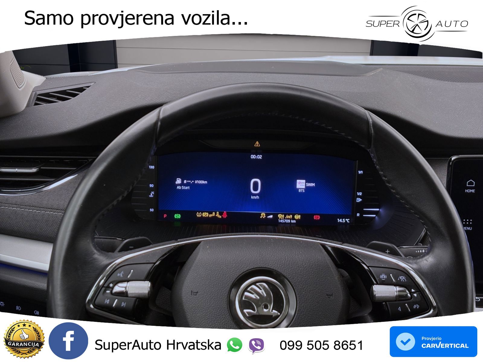 Škoda Octavia Combi 2.0 TDI (150 KS) DSG LED+GR SJED+ACC