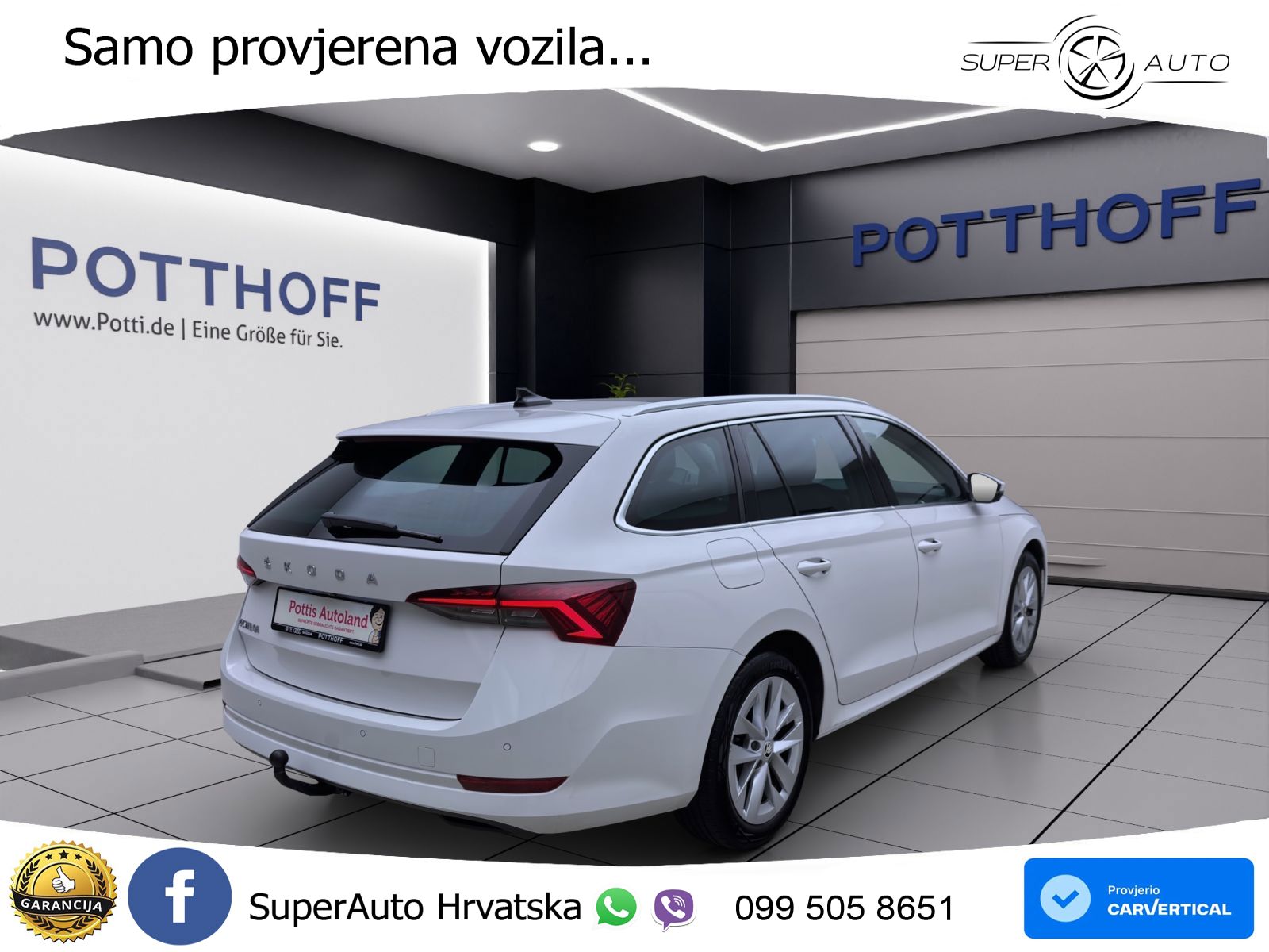Škoda Octavia Combi 2.0 TDI (150 KS) DSG LED+GR SJED+ACC