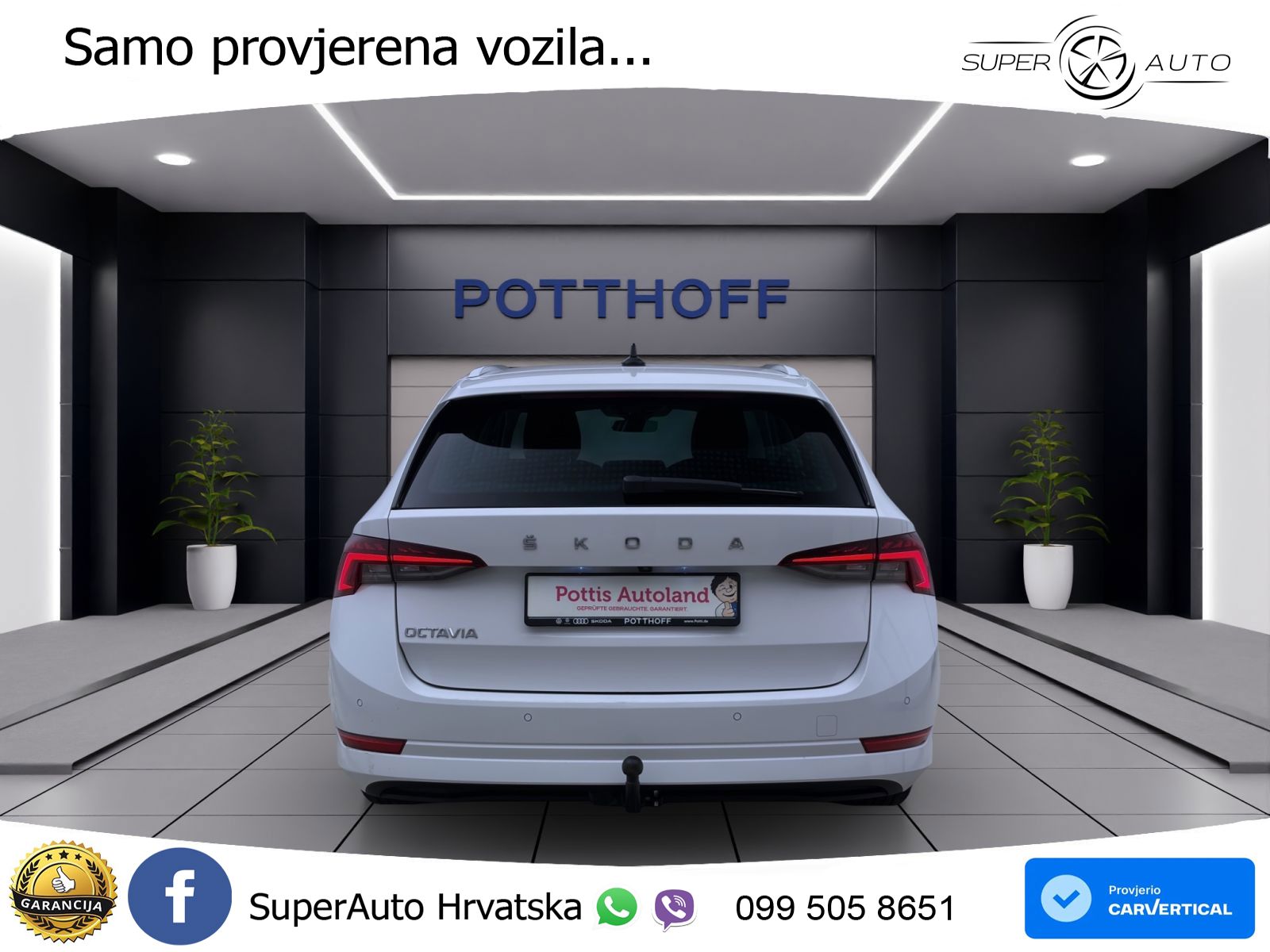 Škoda Octavia Combi 2.0 TDI (150 KS) DSG LED+GR SJED+ACC