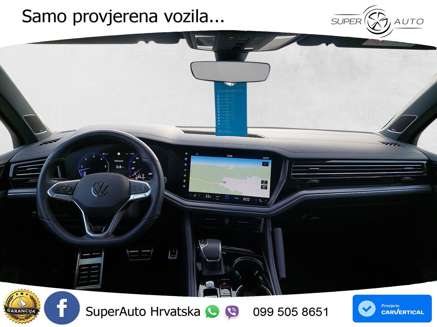 Volkswagen Touareg 3.0 V6 TDI (286 KS) 4MOTION Tiptronic ZRAČNI+ACC+GR SJED+KAM+PANO