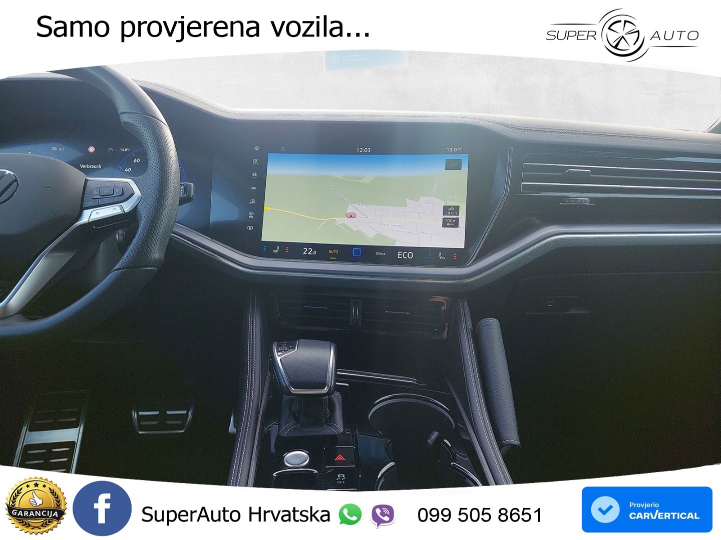 Volkswagen Touareg 3.0 V6 TDI (286 KS) 4MOTION Tiptronic ZRAČNI+ACC+GR SJED+KAM+PANO