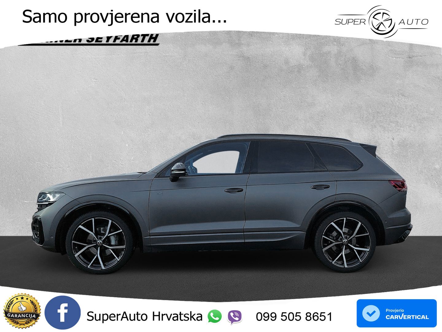 Volkswagen Touareg 3.0 V6 TDI (286 KS) 4MOTION Tiptronic ZRAČNI+ACC+GR SJED+KAM+PANO