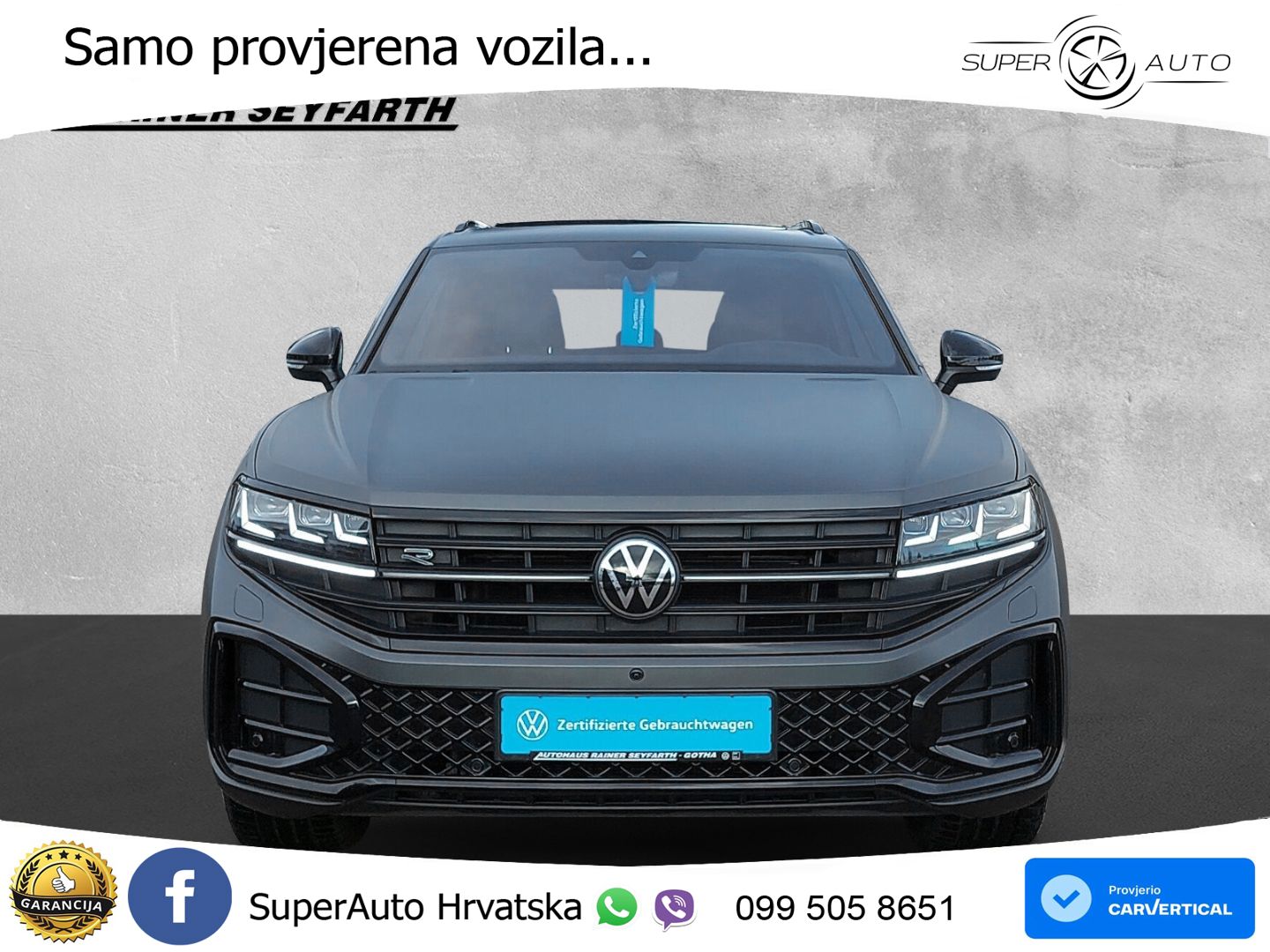 Volkswagen Touareg 3.0 V6 TDI (286 KS) 4MOTION Tiptronic ZRAČNI+ACC+GR SJED+KAM+PANO