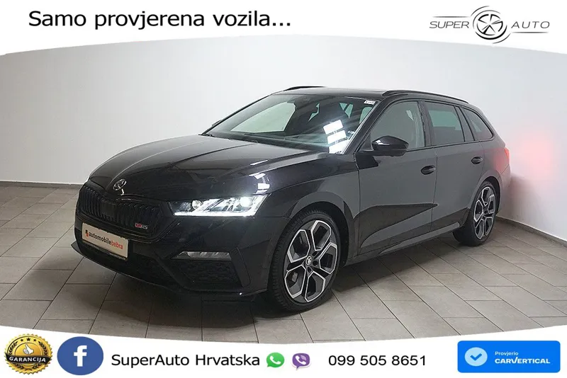 Škoda Octavia Combi RS 2.0 TDI (200 KS) DSG LED+GR SJED+ACC
