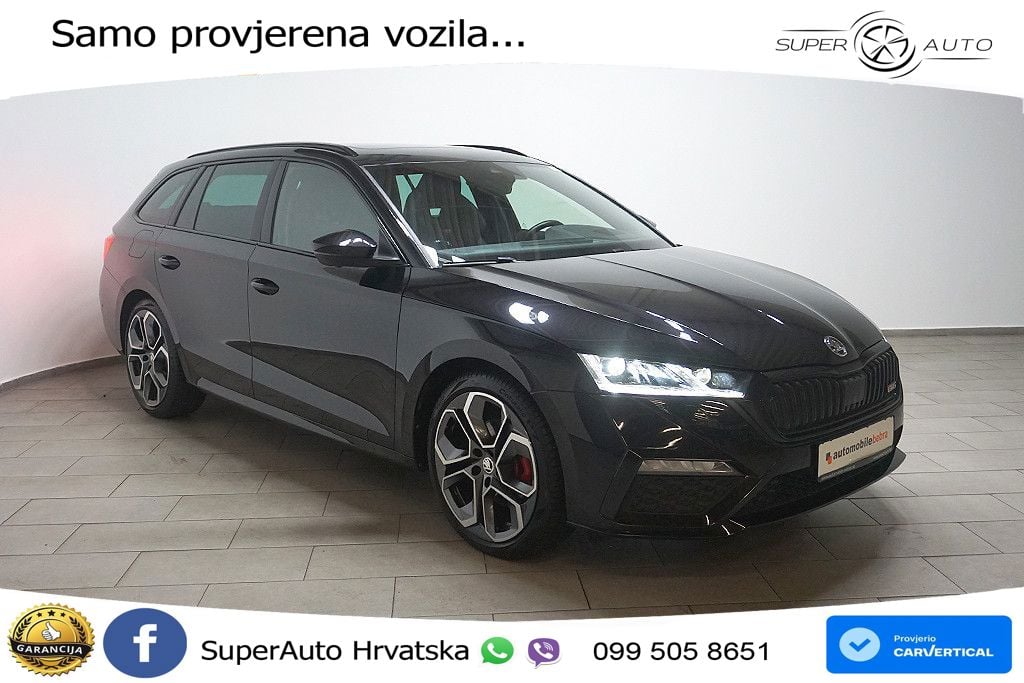 Škoda Octavia Combi RS 2.0 TDI (200 KS) DSG LED+GR SJED+ACC
