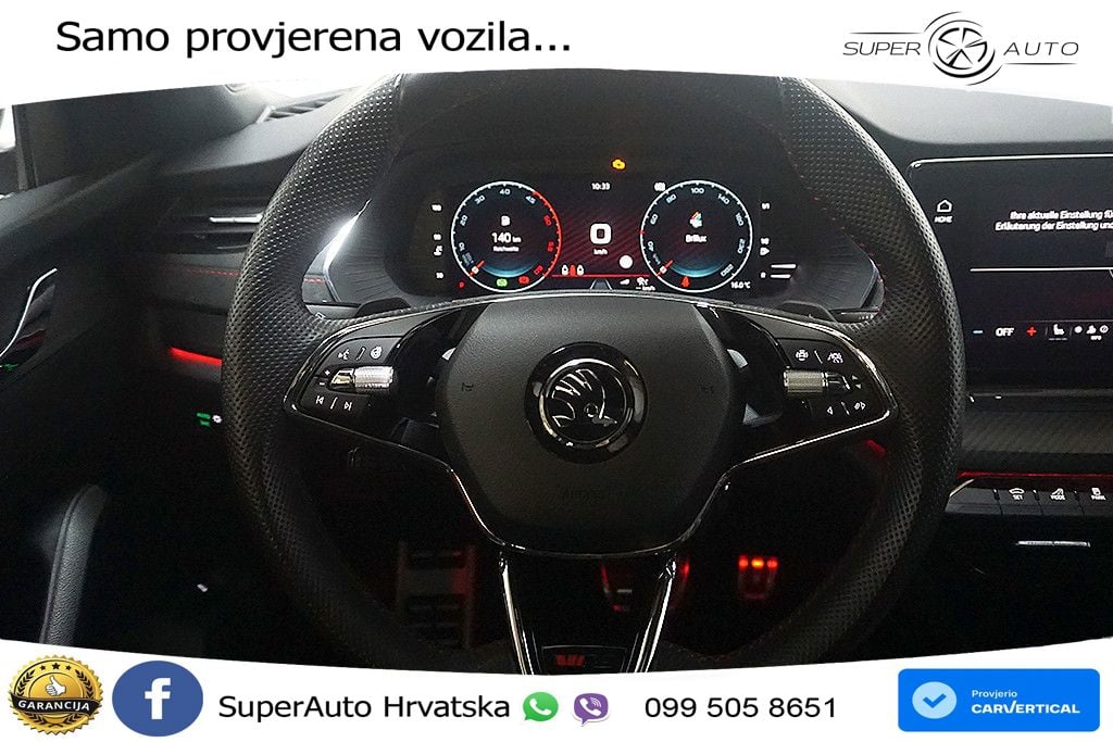 Škoda Octavia Combi RS 2.0 TDI (200 KS) DSG LED+GR SJED+ACC