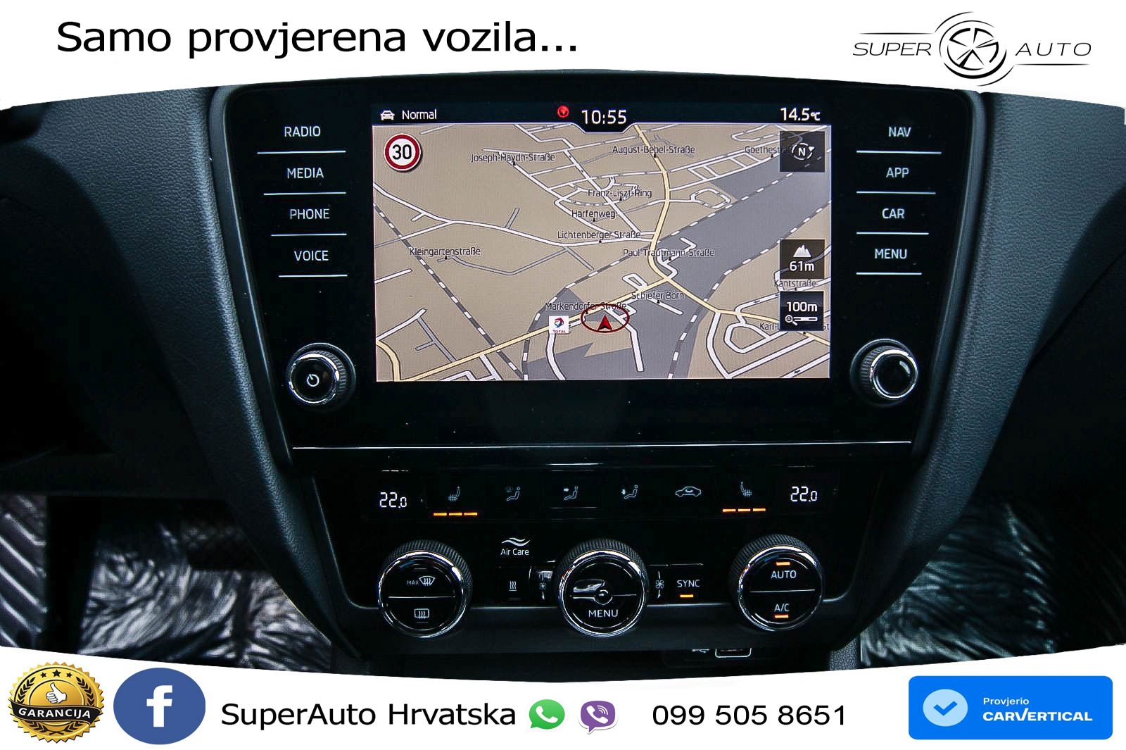 Škoda Octavia Combi 2.0 TDI (150 KS) DSG LED+GR SJED+ACC