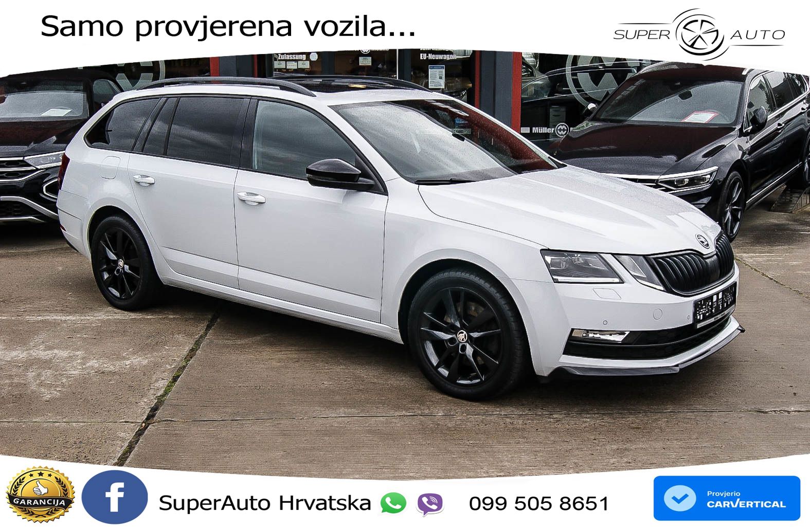 Škoda Octavia Combi 2.0 TDI (150 KS) DSG LED+GR SJED+ACC