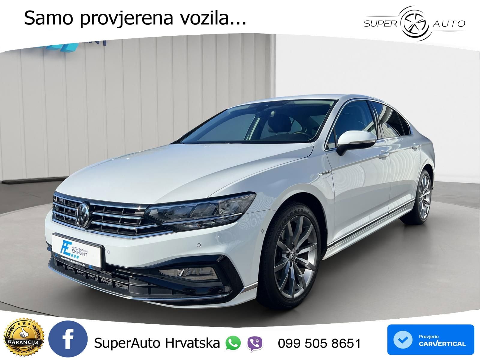 Volkswagen Passat 2.0 TSI (190 KS) DSG R-Line LED+GR SJED+ACC