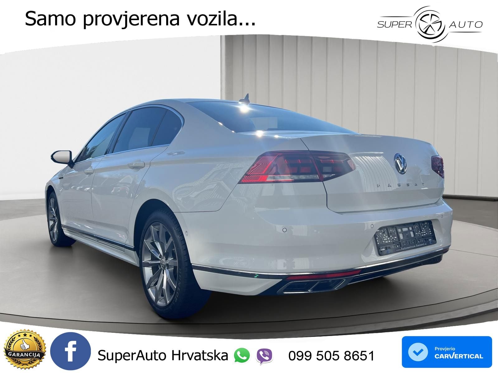 Volkswagen Passat 2.0 TSI (190 KS) DSG R-Line LED+GR SJED+ACC