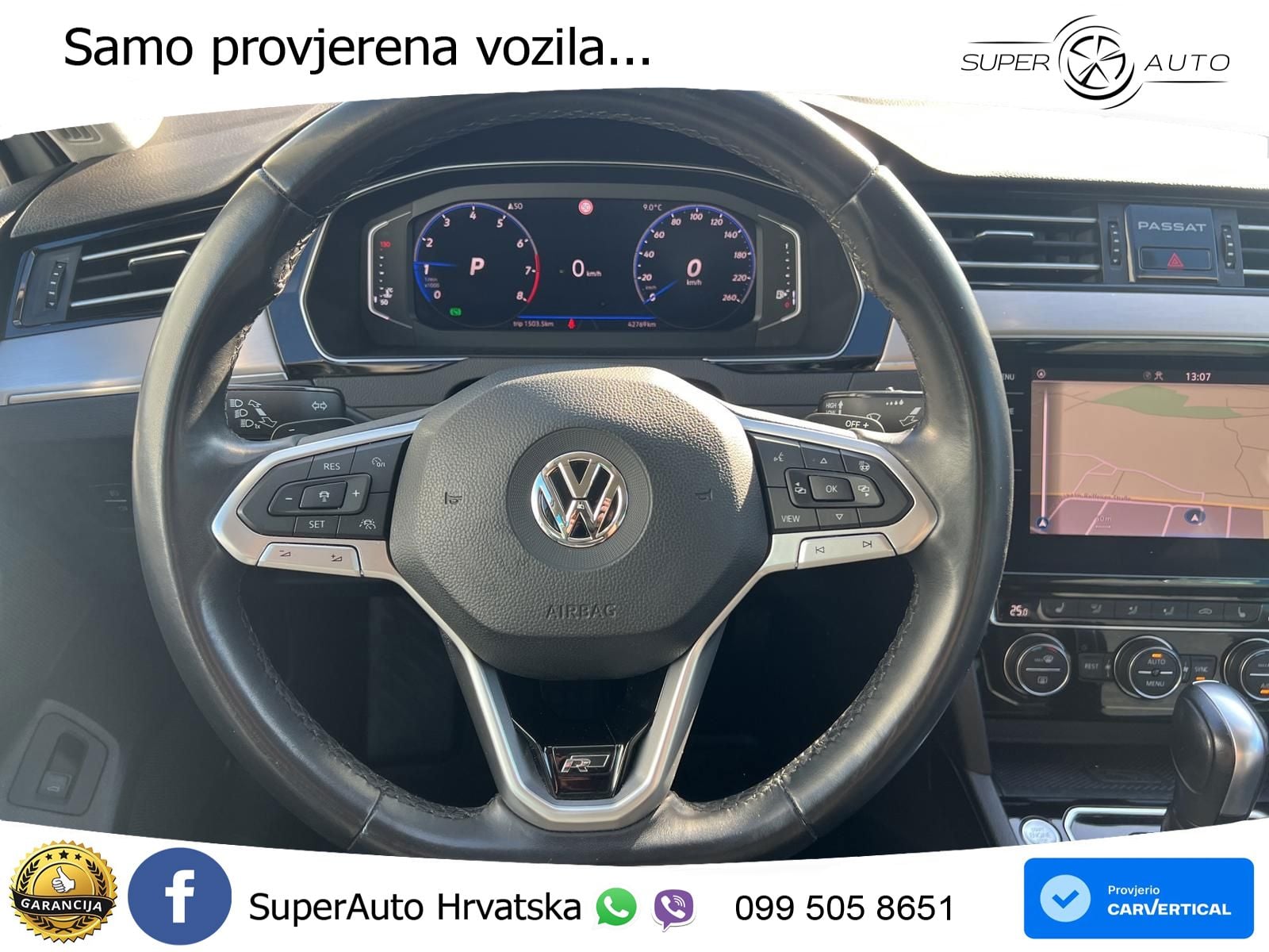 Volkswagen Passat 2.0 TSI (190 KS) DSG R-Line LED+GR SJED+ACC