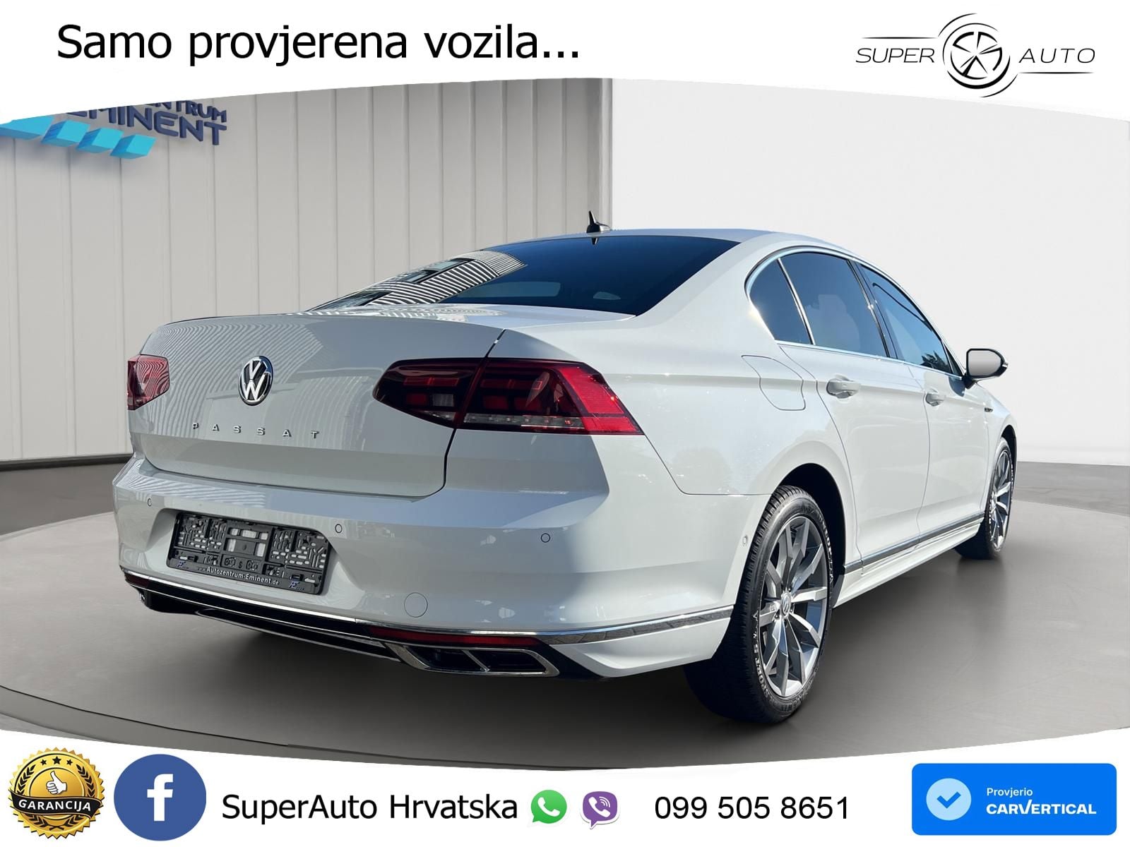 Volkswagen Passat 2.0 TSI (190 KS) DSG R-Line LED+GR SJED+ACC