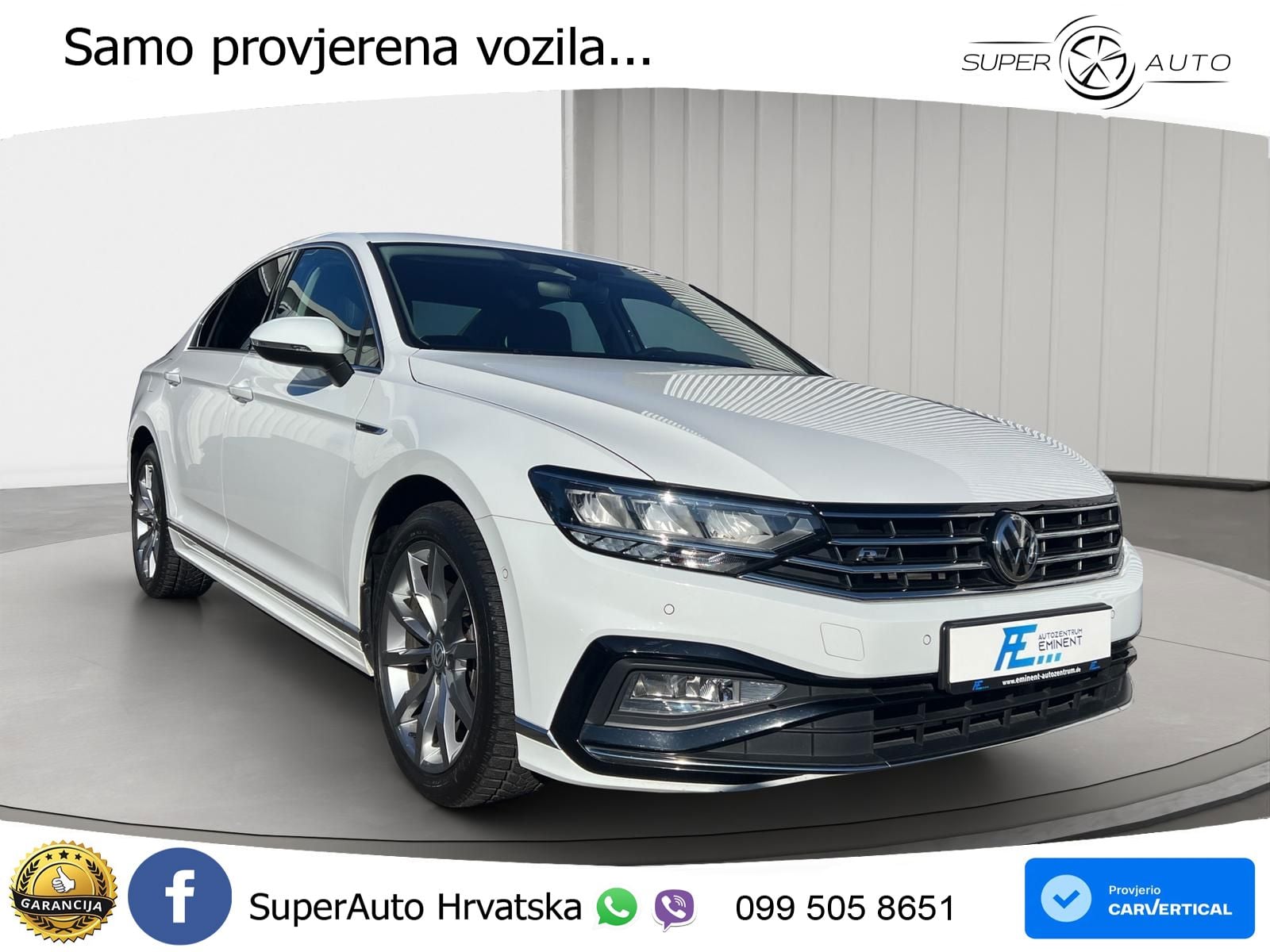 Volkswagen Passat 2.0 TSI (190 KS) DSG R-Line LED+GR SJED+ACC