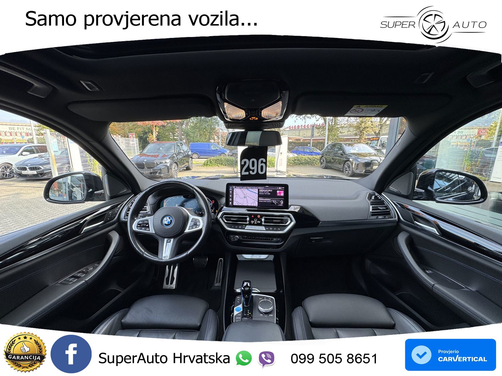BMW iX3 80 kWh (286 KS) M Sport ACC+HEAD+GR SJED+360+PANO
