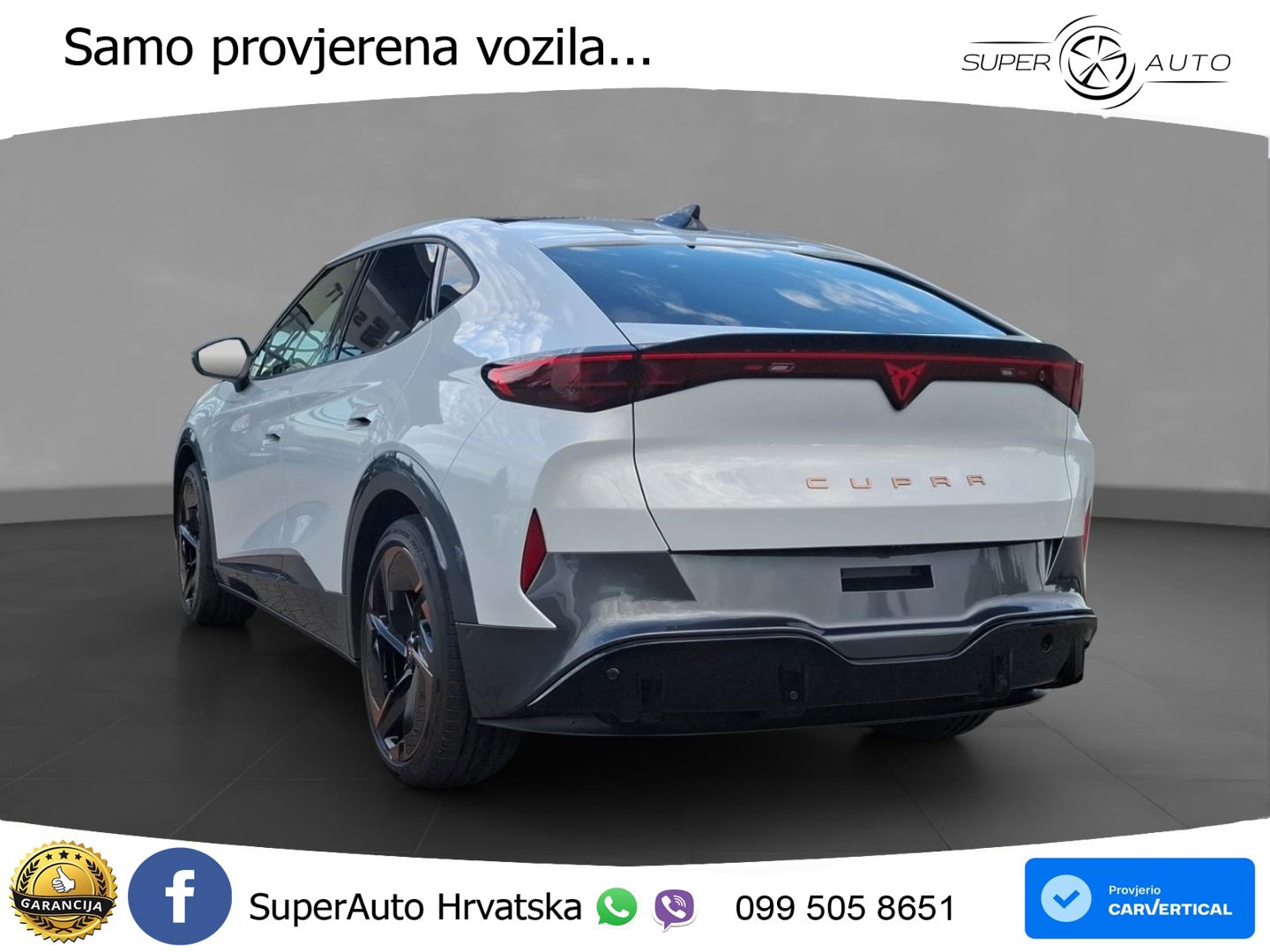 Cupra Tavascan 82 kWh (286 KS) LED+ACC