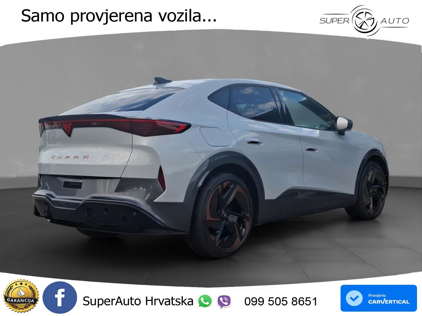 Cupra Tavascan 82 kWh (286 KS) LED+ACC