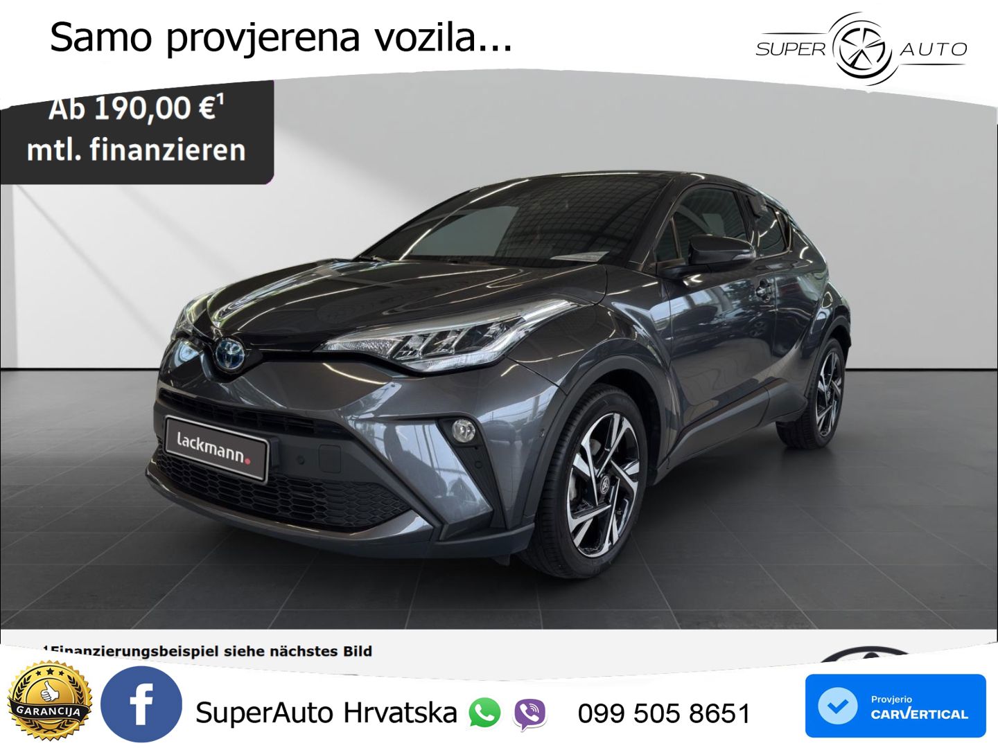 Toyota C-HR 1.8 (122 KS) Hybrid e-CVT Team D LED+GR SJED+ACC