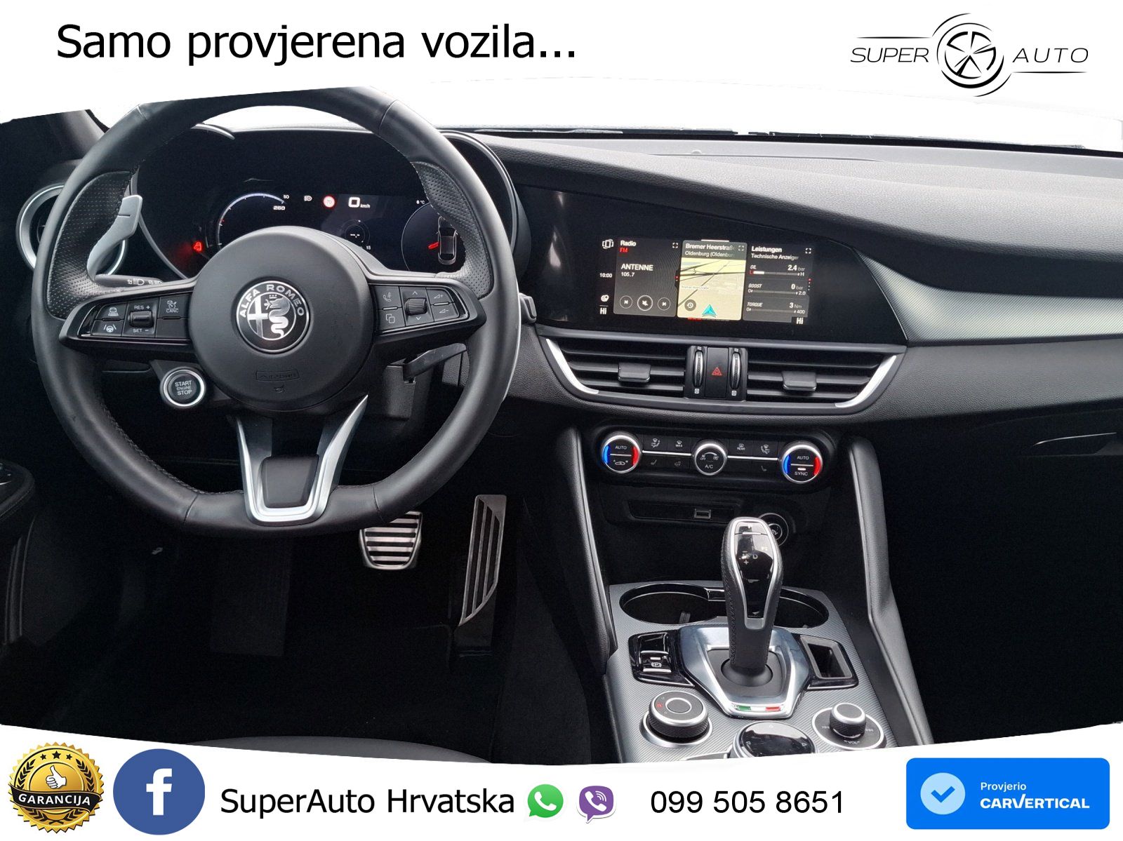 Alfa Romeo Giulia 2.0 Turbo (280 KS) AWD Automatic LED+GR SJED+ACC