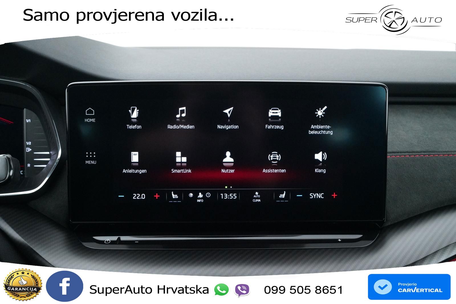 Škoda Octavia Combi RS 2.0 TSI (245 KS) DSG LED+GR SJED+ACC