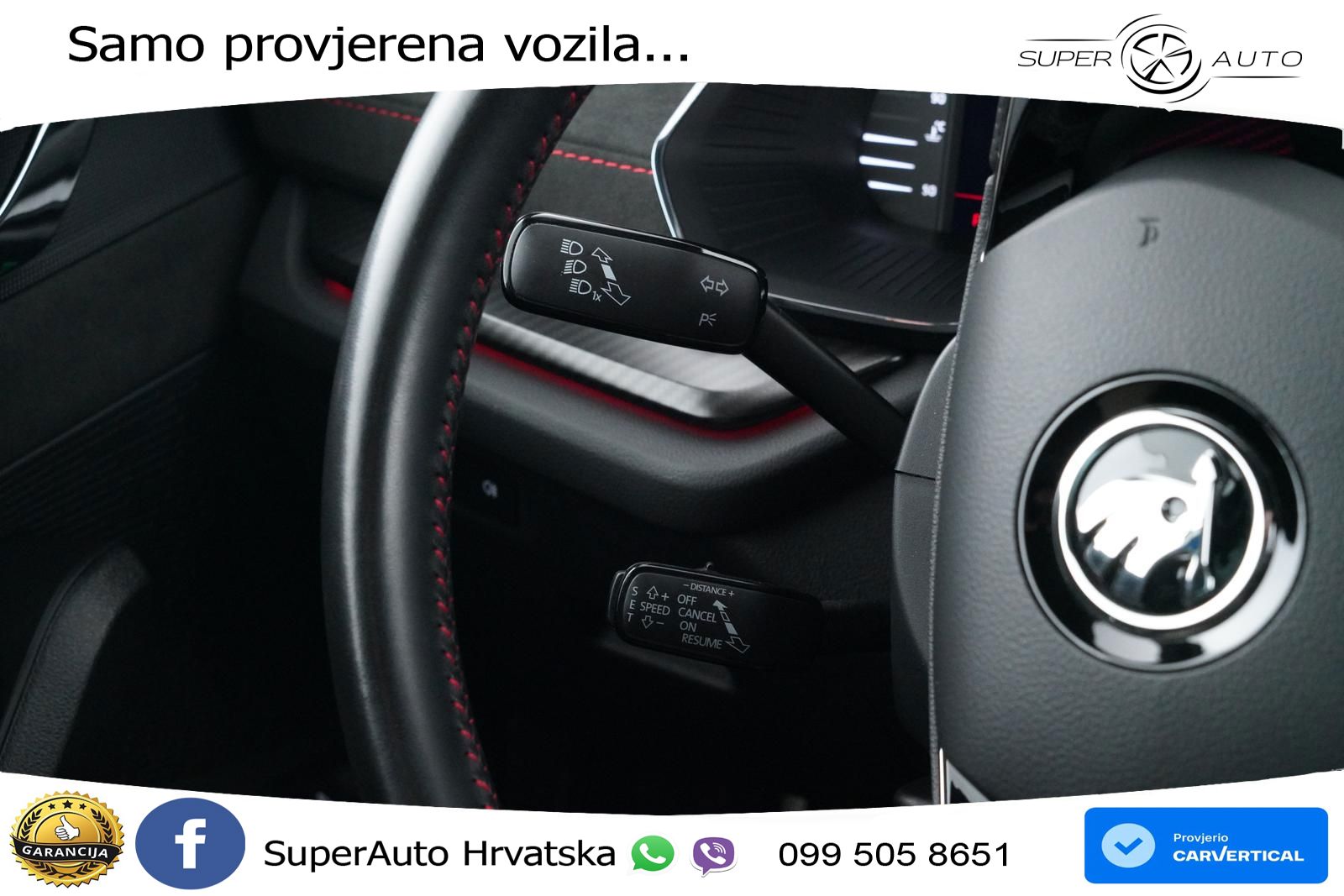 Škoda Octavia Combi RS 2.0 TSI (245 KS) DSG LED+GR SJED+ACC