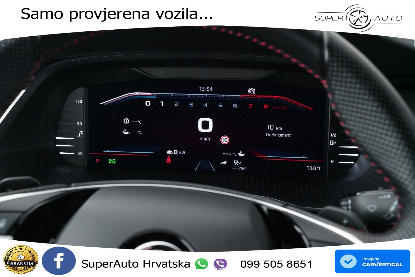 Škoda Octavia Combi RS 2.0 TSI (245 KS) DSG LED+GR SJED+ACC