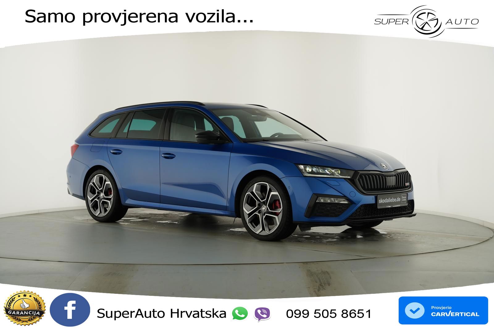 Škoda Octavia Combi RS 2.0 TSI (245 KS) DSG LED+GR SJED+ACC