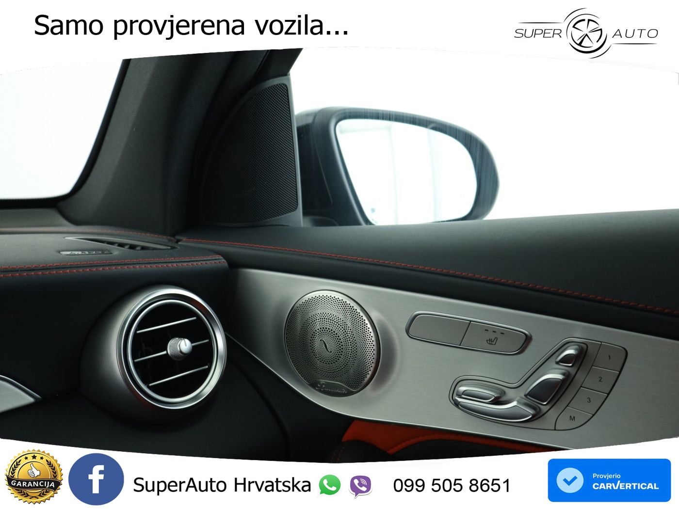 Mercedes AMG GLC 63 S V8 (510 KS) 4MATIC+ MCT ZRAČNI+ACC+GR SJED+KAM+PANO