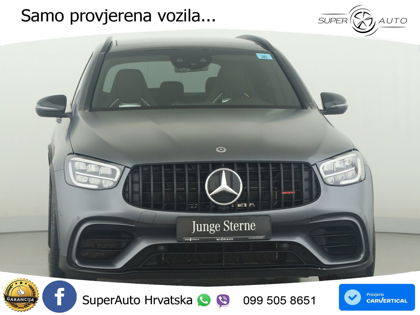 Mercedes AMG GLC 63 S V8 (510 KS) 4MATIC+ MCT ZRAČNI+ACC+GR SJED+KAM+PANO