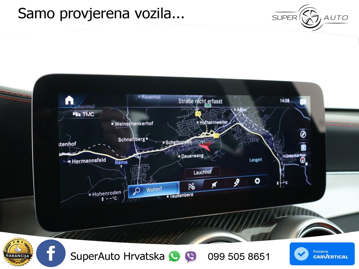 Mercedes AMG GLC 63 S V8 (510 KS) 4MATIC+ MCT ZRAČNI+ACC+GR SJED+KAM+PANO