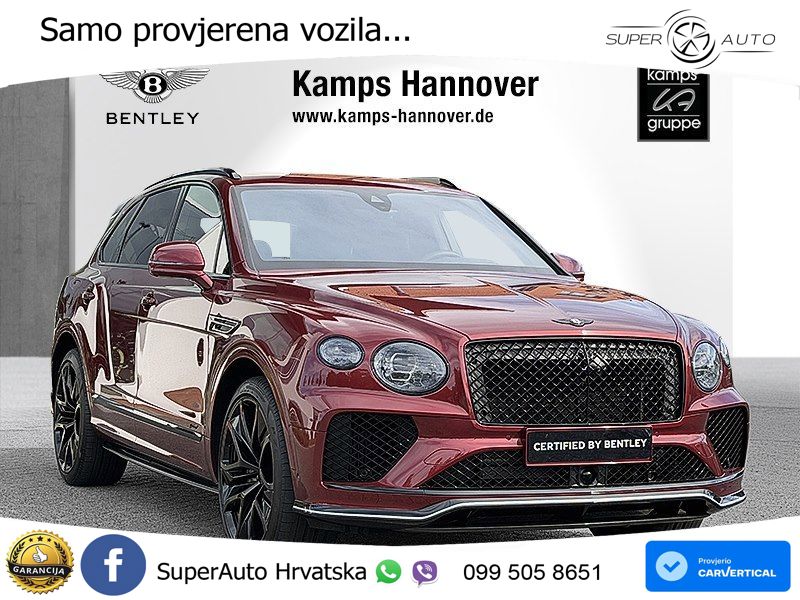 Bentley Bentayga Speed 4.0 V8 (650 KS) AWD Automatic ZRAČNI+ACC+GR SJED+KAM+PANO