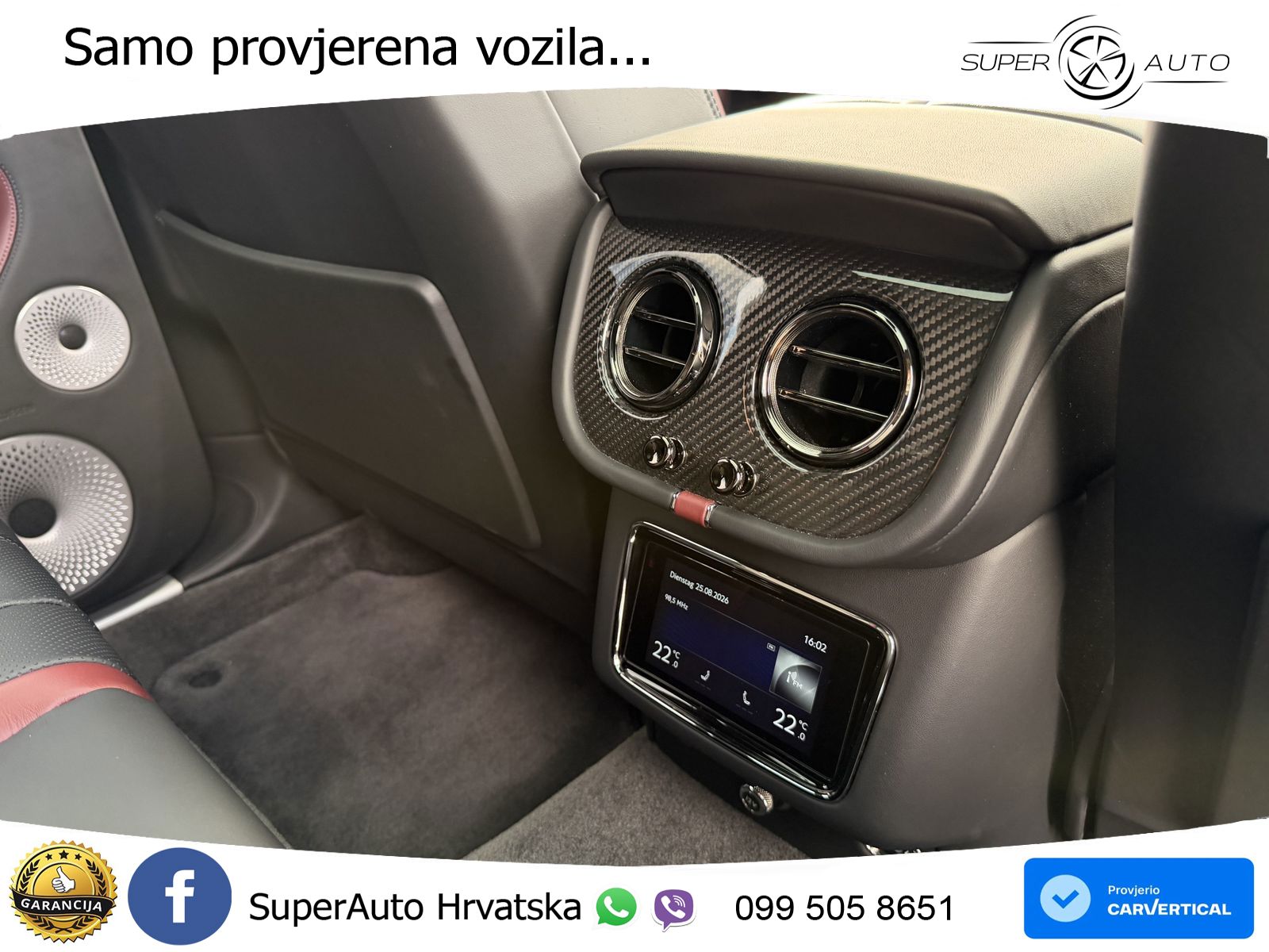 Bentley Bentayga Speed 4.0 V8 (650 KS) AWD Automatic ZRAČNI+ACC+GR SJED+KAM+PANO