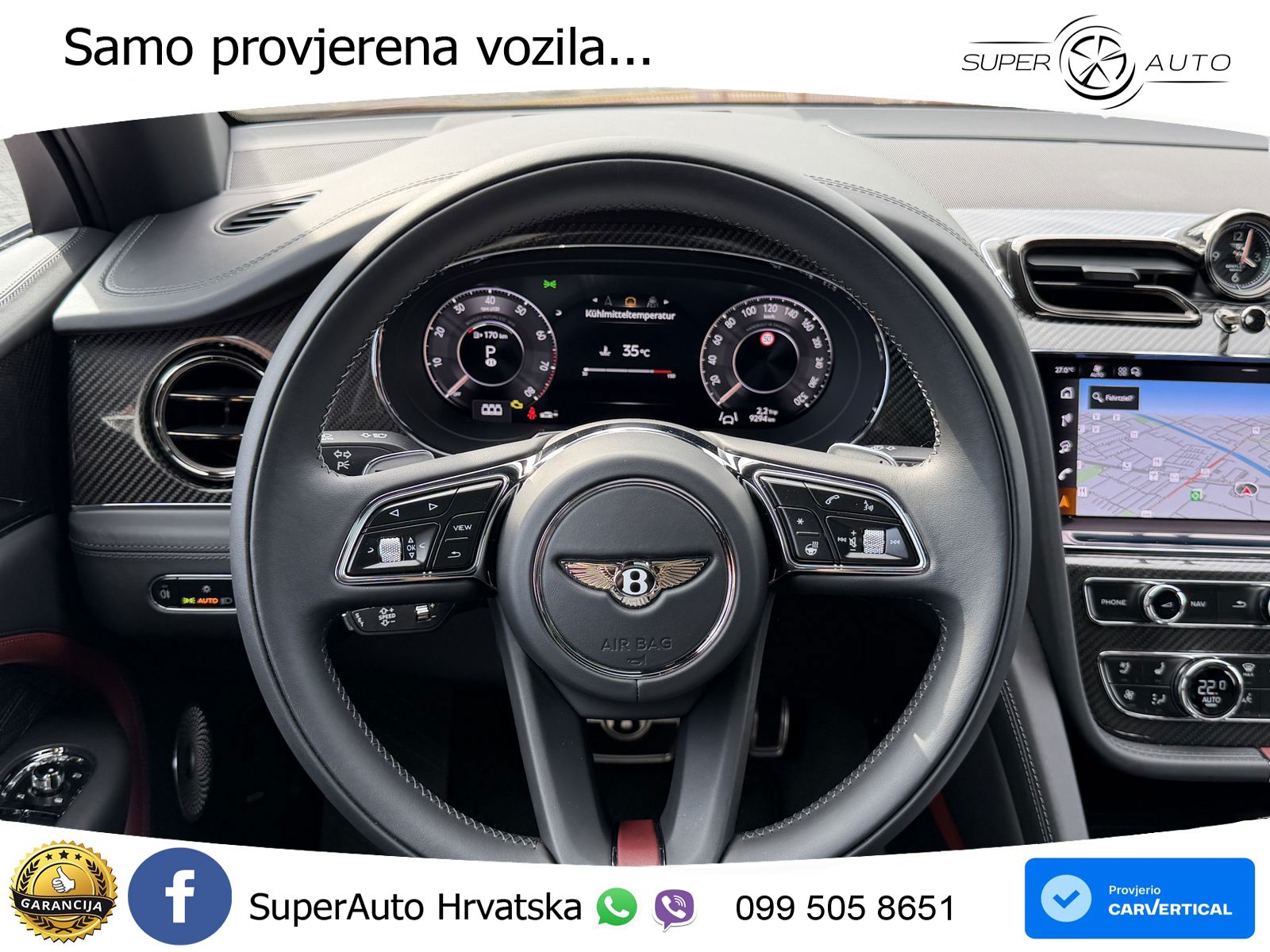 Bentley Bentayga Speed 4.0 V8 (650 KS) AWD Automatic ZRAČNI+ACC+GR SJED+KAM+PANO