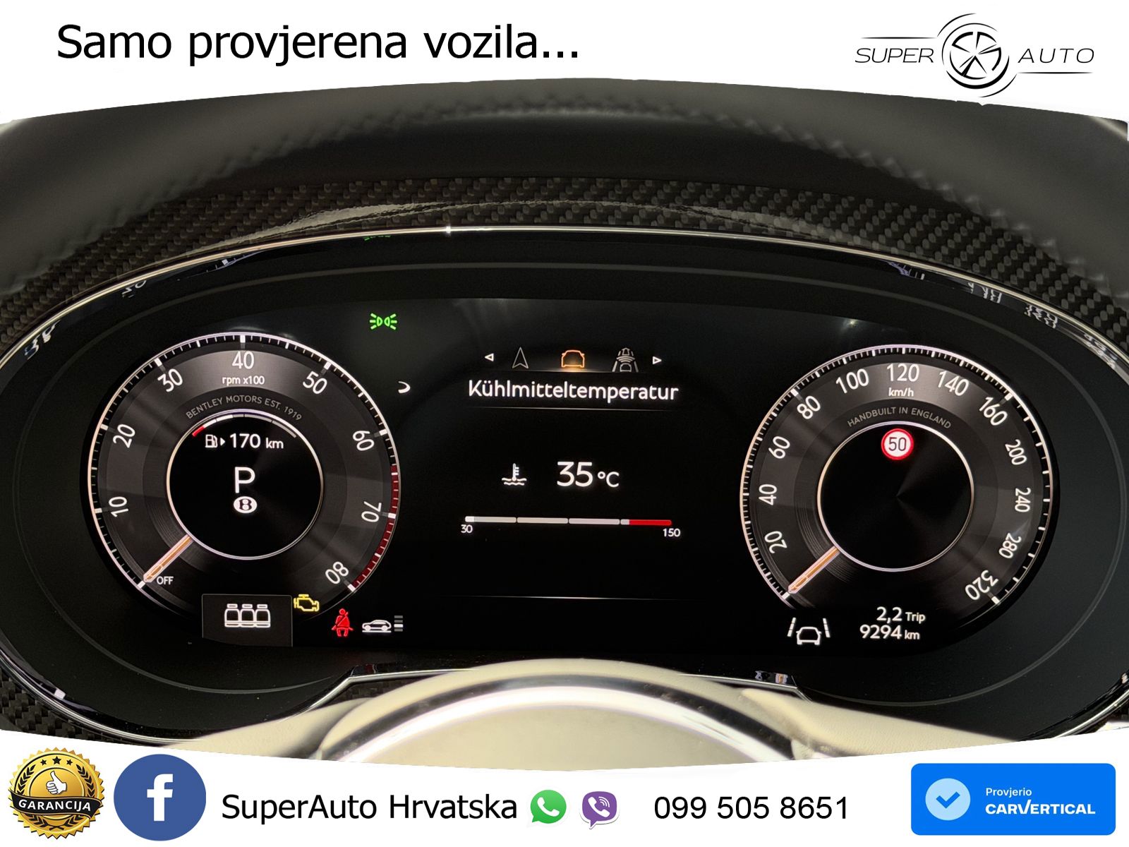 Bentley Bentayga Speed 4.0 V8 (650 KS) AWD Automatic ZRAČNI+ACC+GR SJED+KAM+PANO