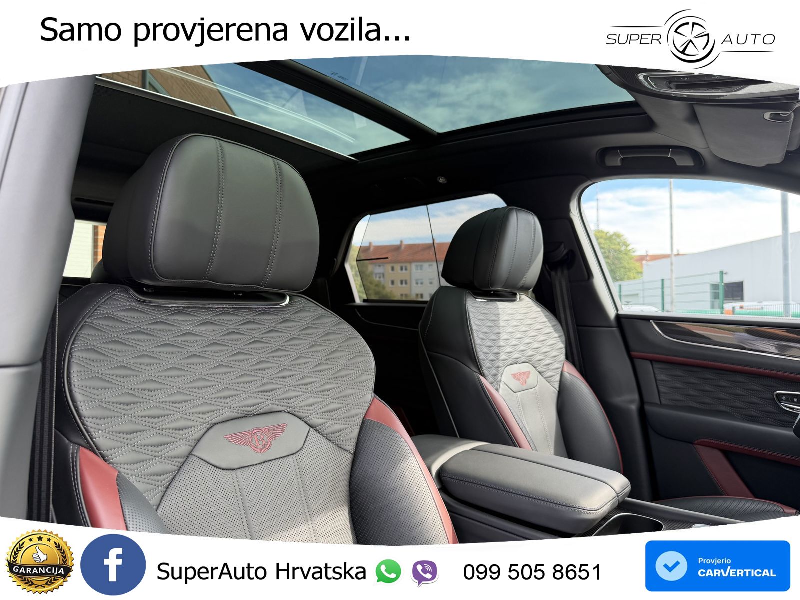 Bentley Bentayga Speed 4.0 V8 (650 KS) AWD Automatic ZRAČNI+ACC+GR SJED+KAM+PANO