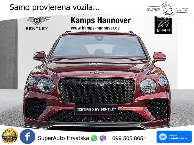 Bentley Bentayga Speed 4.0 V8 (650 KS) AWD Automatic ZRAČNI+ACC+GR SJED+KAM+PANO