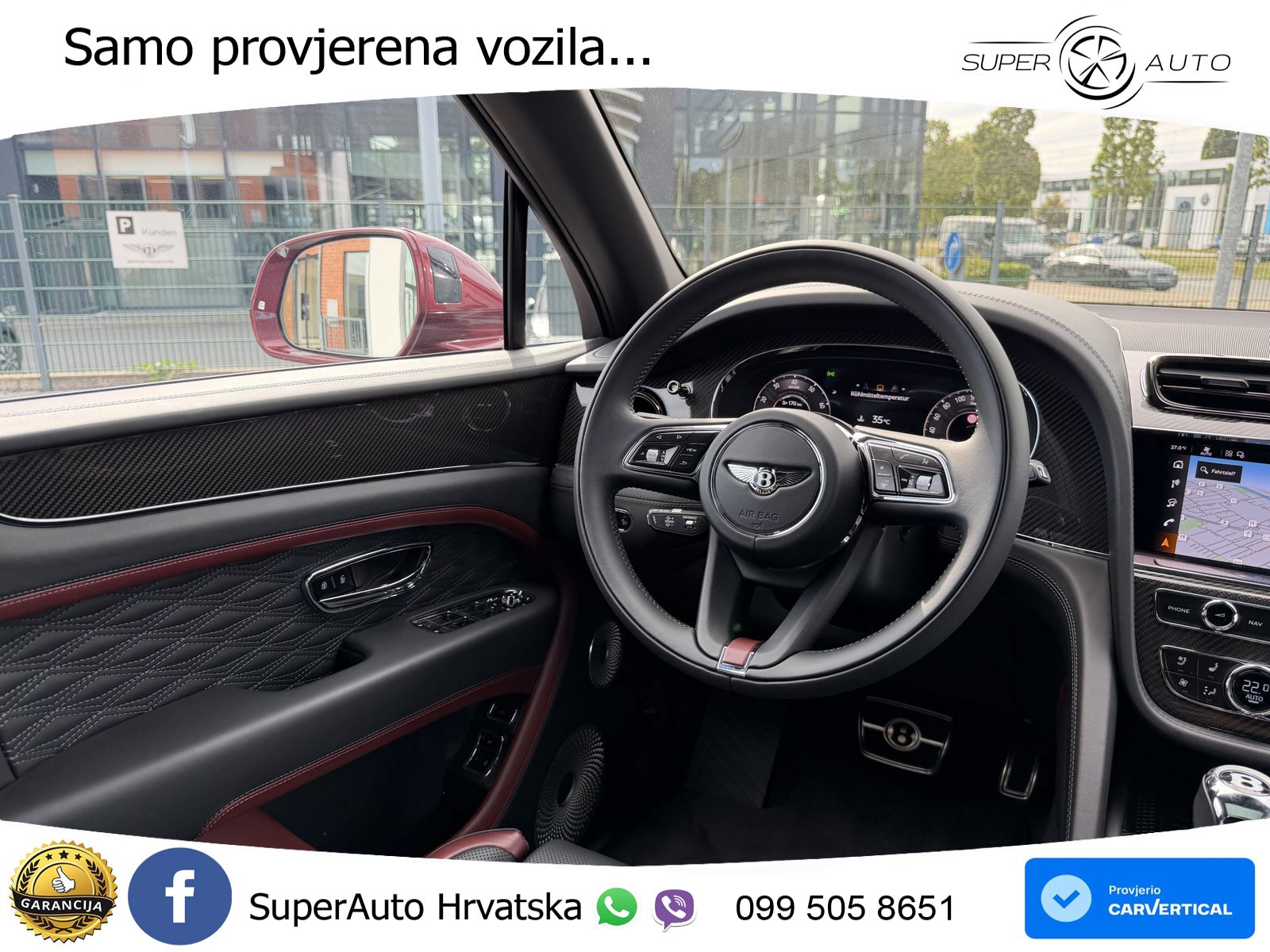 Bentley Bentayga Speed 4.0 V8 (650 KS) AWD Automatic ZRAČNI+ACC+GR SJED+KAM+PANO