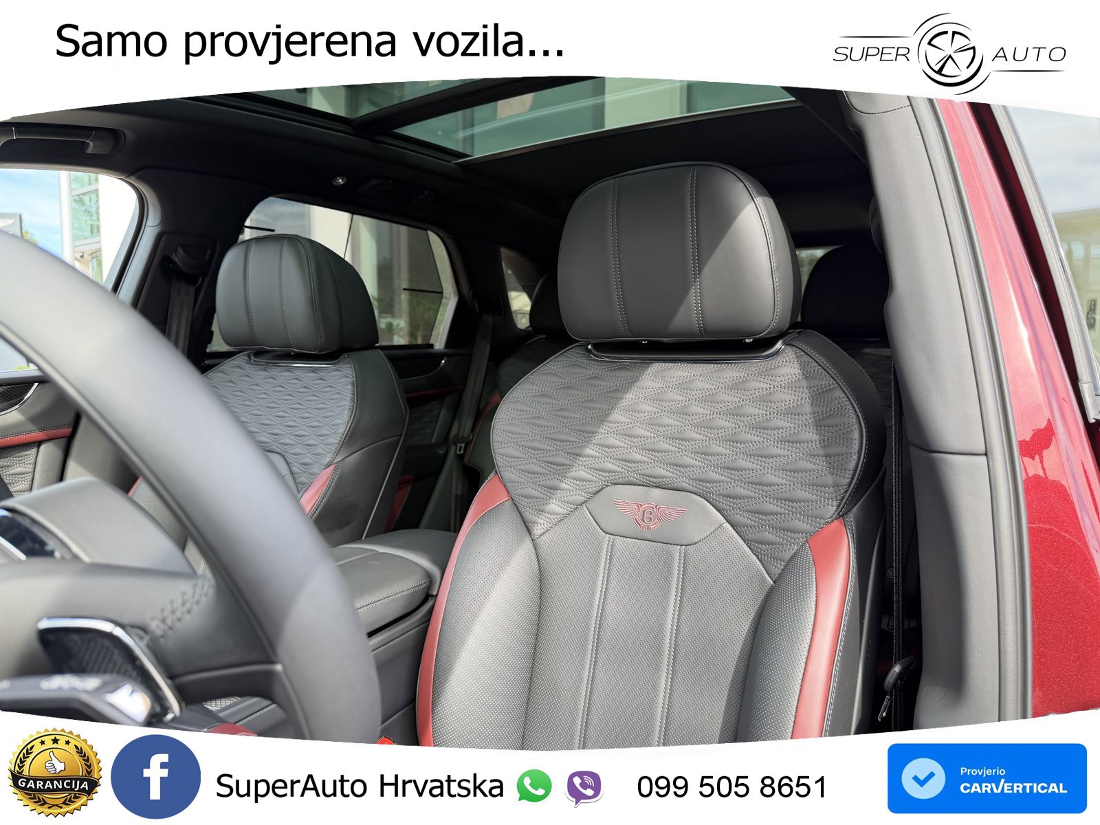 Bentley Bentayga Speed 4.0 V8 (650 KS) AWD Automatic ZRAČNI+ACC+GR SJED+KAM+PANO