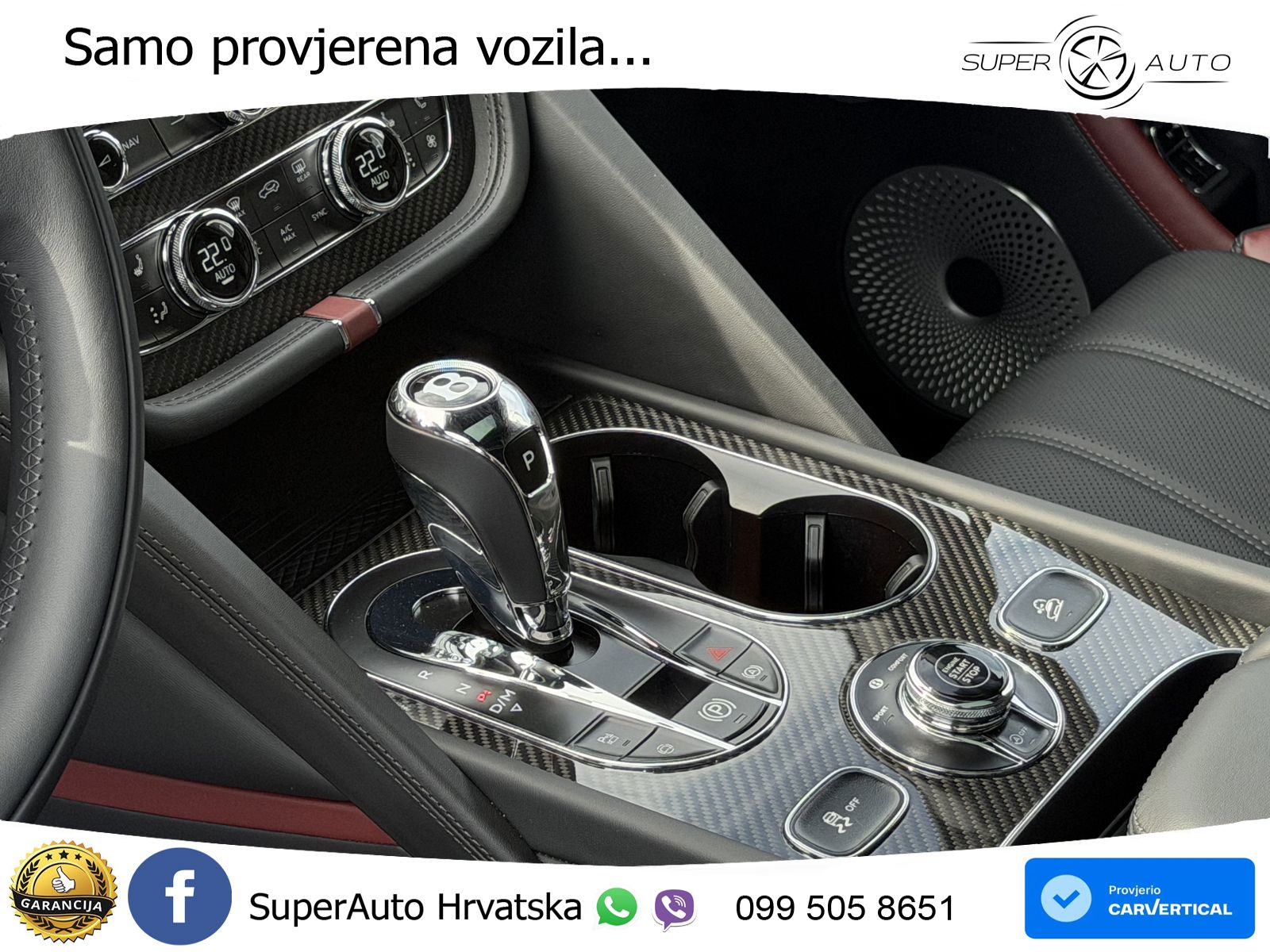 Bentley Bentayga Speed 4.0 V8 (650 KS) AWD Automatic ZRAČNI+ACC+GR SJED+KAM+PANO