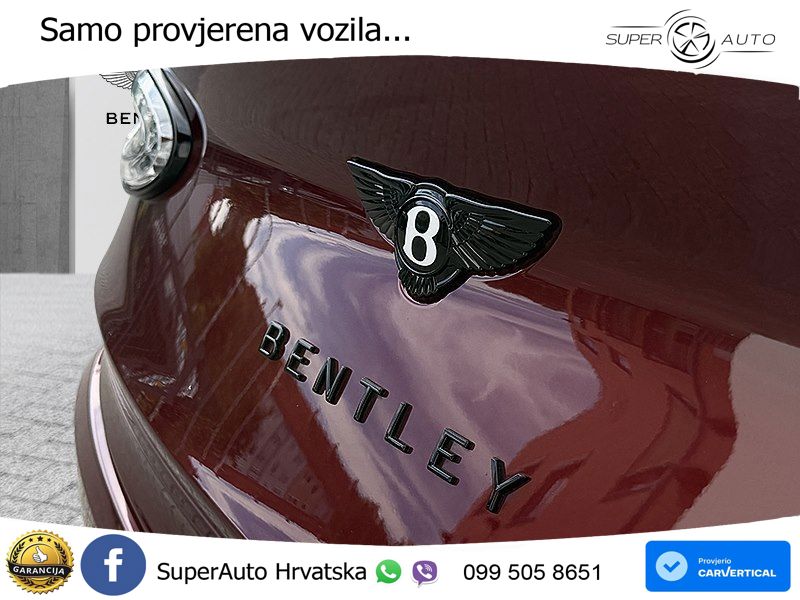 Bentley Bentayga Speed 4.0 V8 (650 KS) AWD Automatic ZRAČNI+ACC+GR SJED+KAM+PANO