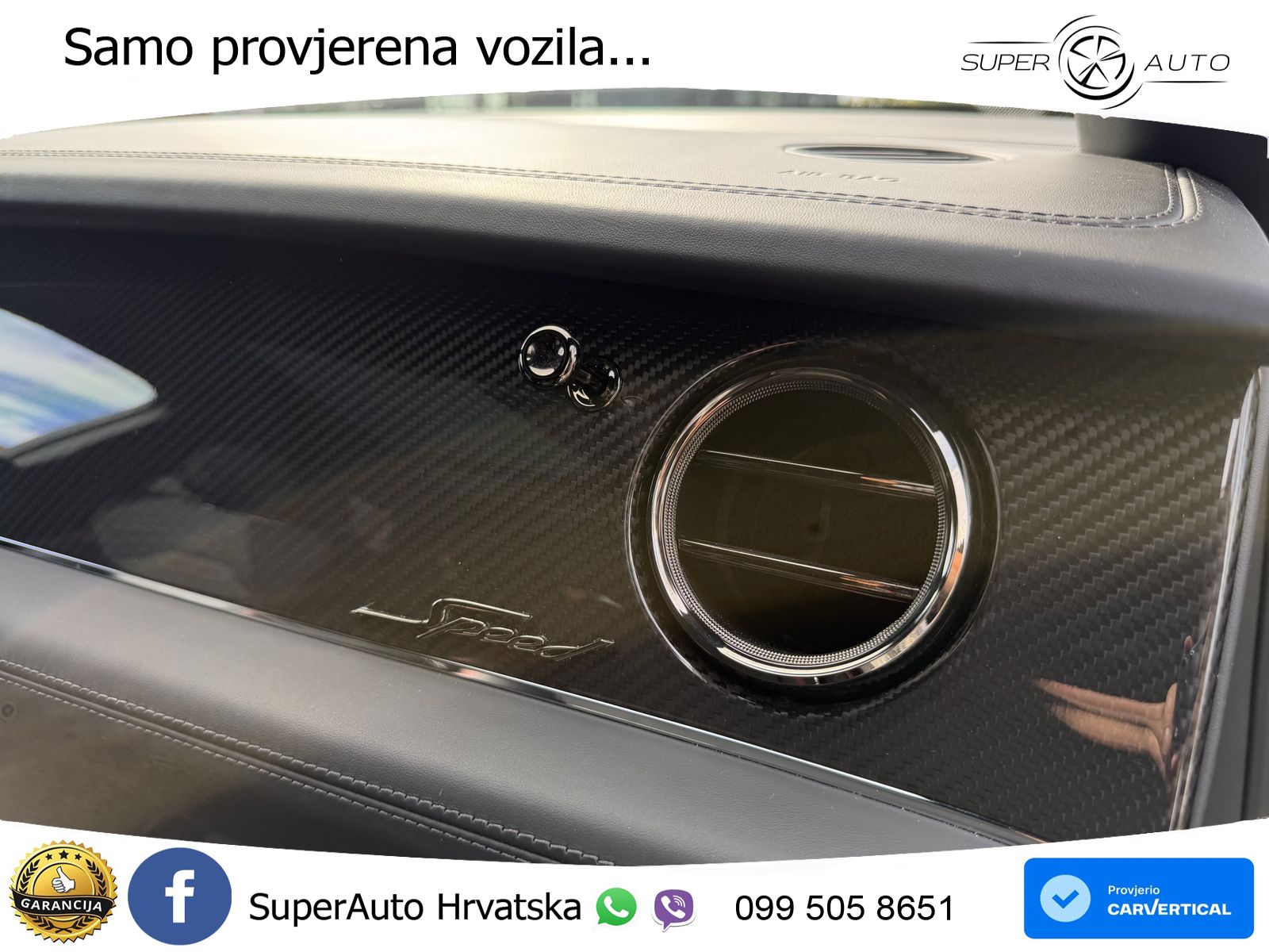 Bentley Bentayga Speed 4.0 V8 (650 KS) AWD Automatic ZRAČNI+ACC+GR SJED+KAM+PANO